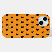 Zwarte kat (Sinaasappel) Case-Mate iPhone Case (Achterkant (horizontaal))