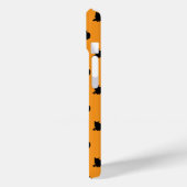 Zwarte kat (Sinaasappel) Case-Mate iPhone Case (Achterkant / Links)