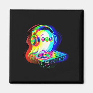 Zwarte kat Skelet Hand Boop Cat Neus Funny Hallow Magneet