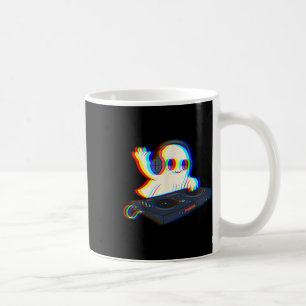 Zwarte kat Skeleton Hand Boop Halloween Katten Lov Koffiemok