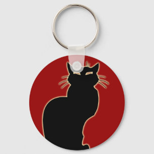 Zwarte kat Sleutelhanger Kat Gifts Pet Cat Sleutel