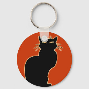 Zwarte kat Sleutelhanger Kat Gifts Pet Cat Sleutel