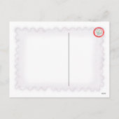 Zwarte kat sneeuwboom wind december koude briefkaa feestdagenkaart (Achterkant)