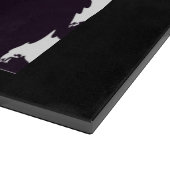 Zwarte kat snijplank (Hoek)