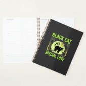 Zwarte Kat Speciale Liefde Halloween Grafisch Planner (Display)