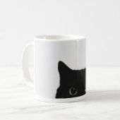 Zwarte Kat Staar Mok (Voorkant links)
