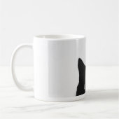 Zwarte Kat Staar Mok (Links)
