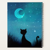 zwarte kat Sterrenhemel naam en jaar Planner (Achterkant)