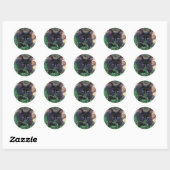 Zwarte kat stickers (Vel)