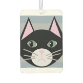 Zwarte kat, strepen luchtverfrisser (Achterkant)