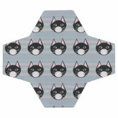 Zwarte kat, strepen voetbal (Enkel)