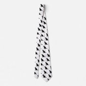 Zwarte kat stropdas (Achterkant)