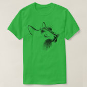 Zwarte kat t-shirt (Design voorkant)
