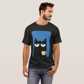 Zwarte Kat T-shirt (Voorkant volledig)