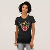 zwarte kat t-shirt (Voorkant volledig)