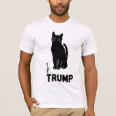 Zwarte Kat t-shirt trump (Voorkant)
