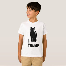 Zwarte Kat t-shirt trump