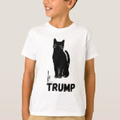 Zwarte Kat t-shirt trump (Voorkant)