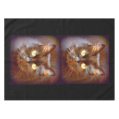 zwarte kat tafelkleed (Voorkant (Horizontaal))