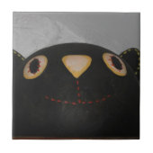 Zwarte kat tegeltje (Voorkant)