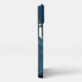 Zwarte kat telefoonhoesje voor iPhone iPhone Hoesje (Rechterkant)