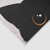 Zwarte kat tissuepapier (Detail)