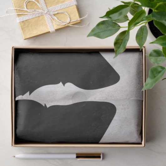 Zwarte kat tissuepapier (Geschenk)