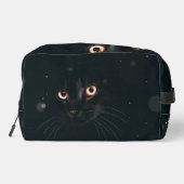 Zwarte kat toilettasje (Achterkant)