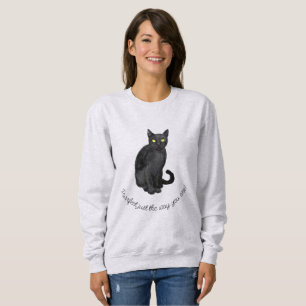 Zwarte kat trui