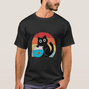 zwarte kat vader zwarte kat houding kat ouder kat t-shirt