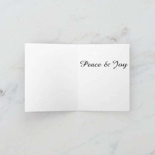 Zwarte kat Vakantie Notitiekaarten (Binnen)