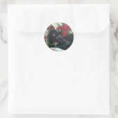 Zwarte Kat Vakantie Sticker (Tas)