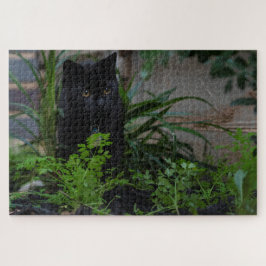 Zwarte kat Verborgen in de Planten, 1014 stuks Legpuzzel