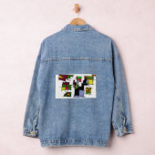 Zwarte kat verhaal liefde herfst denim jacket (Hangar)