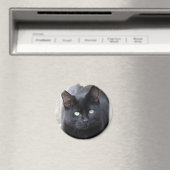 Zwarte kat vertrouwd magneet (Insitu (Vaatwasser))