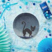 Zwarte Kat Vibes Papieren Bord (Feest)