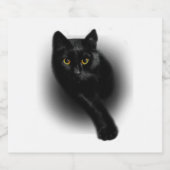 Zwarte Kat Vijlnagels Sparkling Wijnetiket (Enkel label)