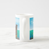 Zwarte kat Vist Porselein Kop (Achterkant)