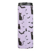 Zwarte kat & vleermuis Mischief Thermosbeker (Achterkant)