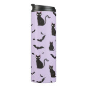 Zwarte kat & vleermuis Mischief Thermosbeker (Geroteerd rechts)