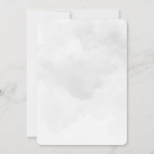 Zwarte Kat voor een Magical Full Moon Wedding Save The Date (Achterkant)