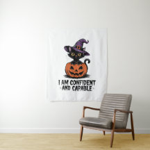 zwarte kat Voorzichtig