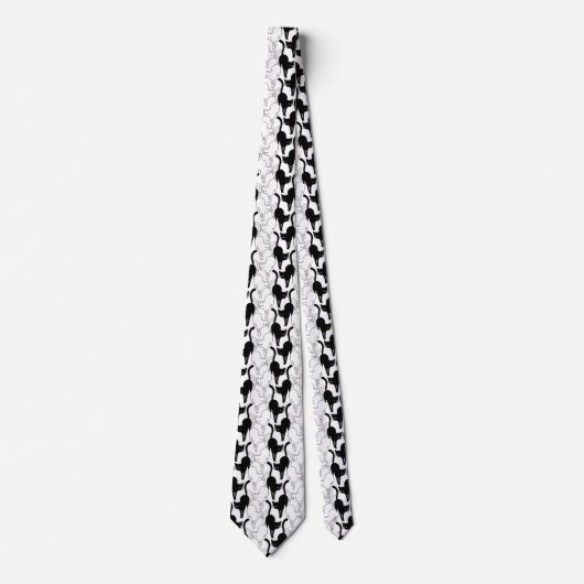 Zwarte Kat Vrijdag Stropdas (Voorkant)