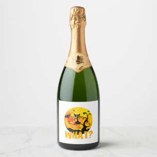 Zwarte kat Wat Zwarte kat - Sparkling Wijnetiket