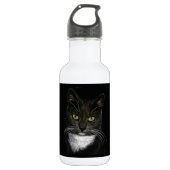 Zwarte kat waterfles (Voorkant)