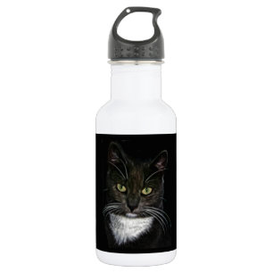 Zwarte kat waterfles