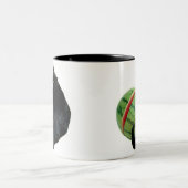 Zwarte kat Watermeloen Mok (Center)