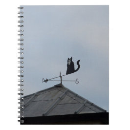 Zwarte Kat Windwijzer Notitieboek
