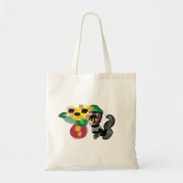 Zwarte kat zonnebloemen tote bag