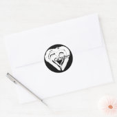 Zwarte katalysator sticker (Envelop)